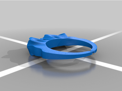 organic ring vgtaline 3d print model - Mito3D