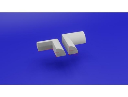 çeyrek yuvarlak kalıplama airbrush 3d print model - Mito3D