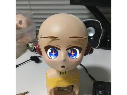 robot daughter's head nimomono 3d print model - Mito3D
