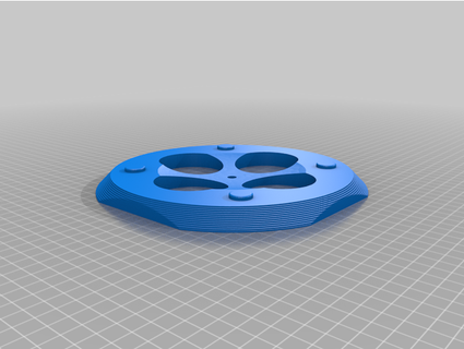disc centering device golf spin dying - smaller print bed cadzima 3d print model - Mito3D