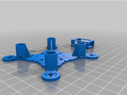 châssis polyvalent axe v2 tlf13 3d print model - Mito3D