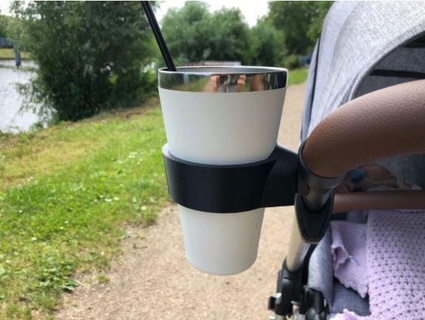stroller cup holder salsa abc design minimeans 3d print model - Mito3D