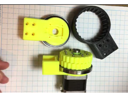 retrabalho simples 25 1 cicloidal atuador gouldpa 3d print model - Mito3D