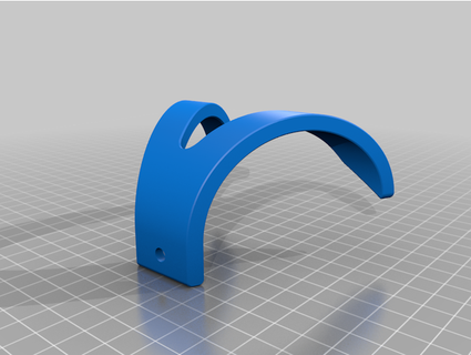 skateboard longboard wall hanger - support print carbonrain 3d print model - Mito3D