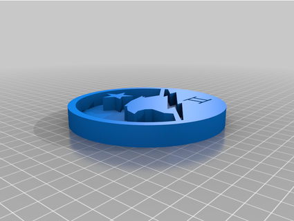azul equipe pendente obij3ff 3d print model - Mito3D