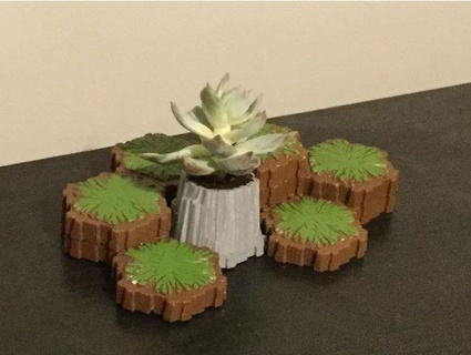 rock terrain planter heroscape aotp justanotherprinterguy 3d print model - Mito3D
