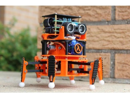 esploratore mini spiderbot fanatico pilota 3d print model - Mito3D