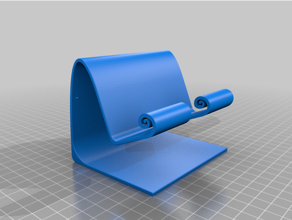 phone stand - support de l mobile moonykat 3d print model - Mito3D
