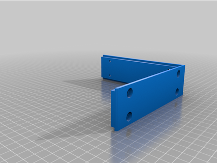 corner mount articulating arm kbkathri 3d print model - Mito3D