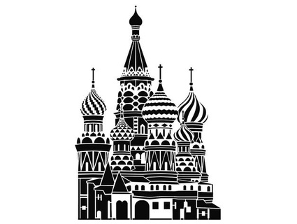 st basil's cathedral stencil longquang 3d print model - Mito3D