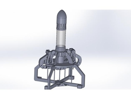 élaborer bouteille fusée lanceur électroglisse 3d print model - Mito3D