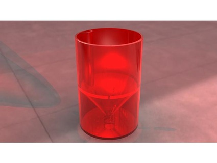 self watering pot thèmefin 3d print model - Mito3D