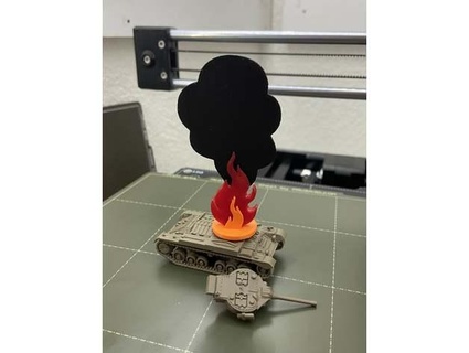 fire & smoke marker cliffp1628 3d print model - Mito3D