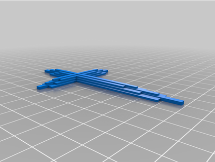 customizable multilayer crucifix nother ngineer 3d print model - Mito3D