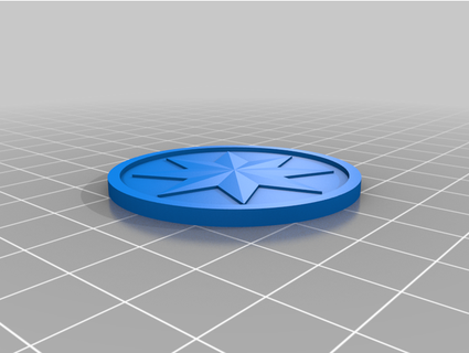 customizable star coin severeon 3d print model - Mito3D