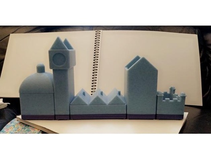 brittany's desk village ngs549672 3d print model - Mito3D