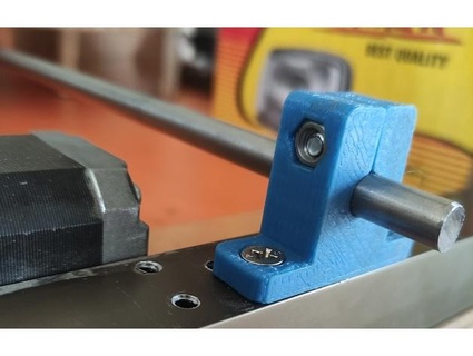 support 8mm barre danish494 3d print model - Mito3D