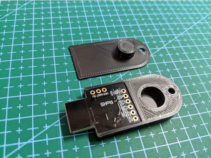 Digispark attiny85 Badusb sahte USB hafıza durum kılıf yeniden düzenleme mace man 3d print model - Mito3D