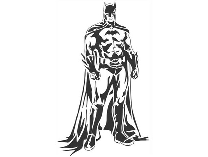  Batman stencil Modelos 3D para imprimir