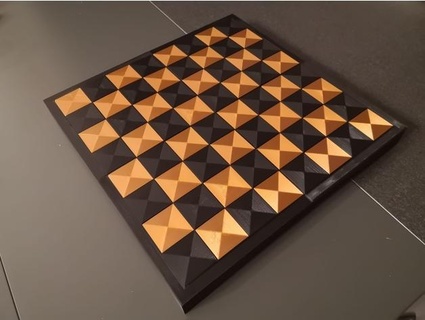 satranç tahtası kalsifer 3d print model - Mito3D