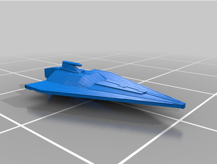acclamator class saldırı gemi kuatdriveyards 3d print model - Mito3D