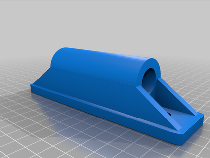respawn 110 chair - foot support bracket benkell 3d print model - Mito3D