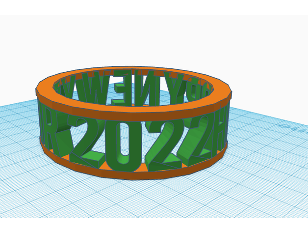 contento anno 2022 esca costiera 3D print model - Mito3D