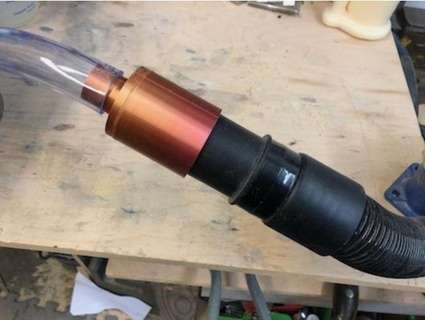 vacuum adapter 1 7 8 hose id ridgid tools thingtropy 3d print model - Mito3D