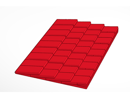 roof tiles primorskajota 3d print model - Mito3D