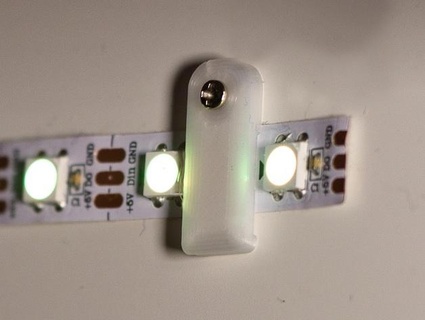 LED bande montage agrafe nivekt 3d print model - Mito3D