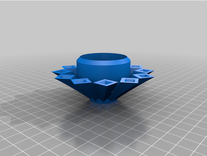 topi tè candela quarkhaven 3d print model - Mito3D