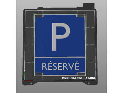 estacionamento placa r serv v0kurka 3d print model - Mito3D