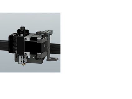 cr 10 hemera mount + drag chain ryanrocksforever 3d print model - Mito3D