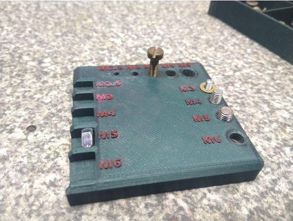 bolts nuts washers sorting jig jendam99 3d print model - Mito3D