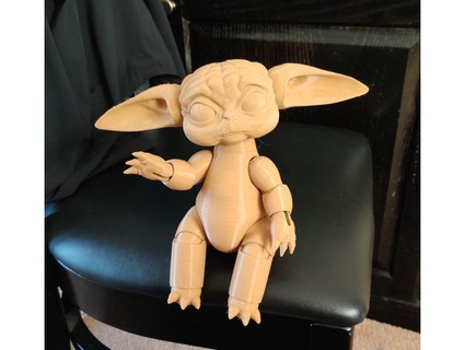Baby Yoda bjd 20 schwarz Loch Entropie 3d print model - Mito3D