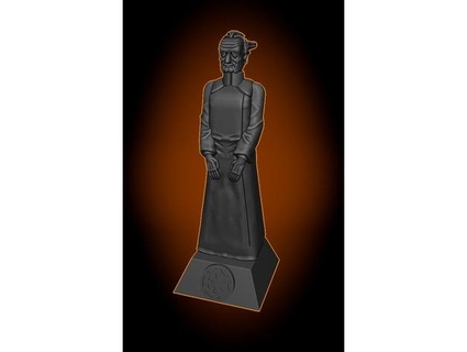corrotto capo statua millebro 3d print model - Mito3D