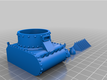 grot tanque fiendrunner 3d print model - Mito3D