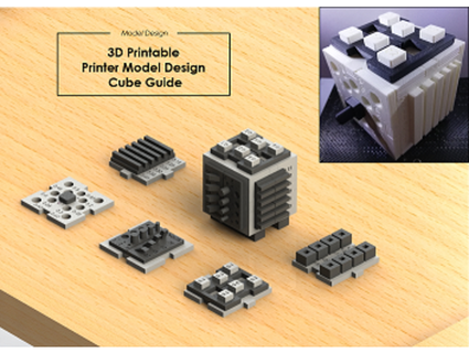 3d printable printer model design cube guide 3dwhip 3d print model - Mito3D