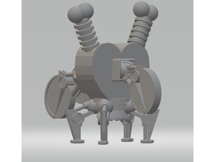 fhw cervo robô pagão livre 3d print model - Mito3D