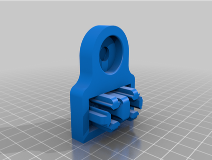 Kingroon Soporte filament con amortiguador z 3d print model - Mito3D