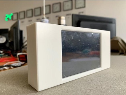 4 inch display wall case marigu 3d print model - Mito3D