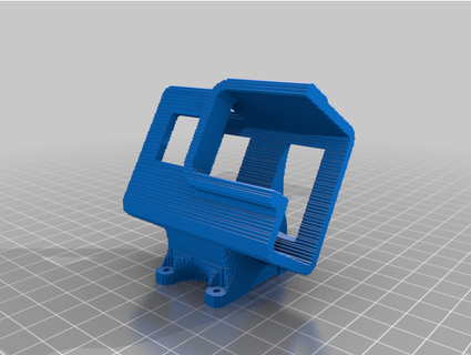 3d yırtmaç gopro mount j fpv 30deg v2 kovalamaca 3d print model - Mito3D