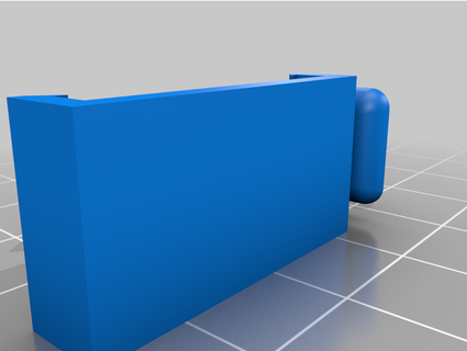 Vorhang Halter Unterstützung vorhang Halfter Haube 3d print model - Mito3D
