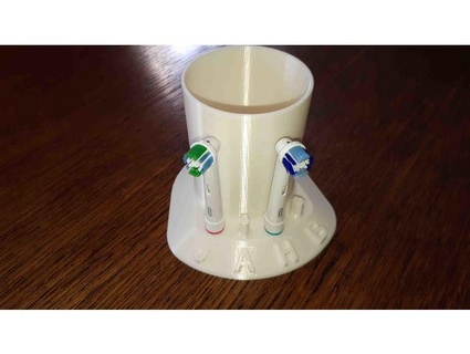 Kulp destek Oral b tip diş fırçaları gameboy95 3d print model - Mito3D