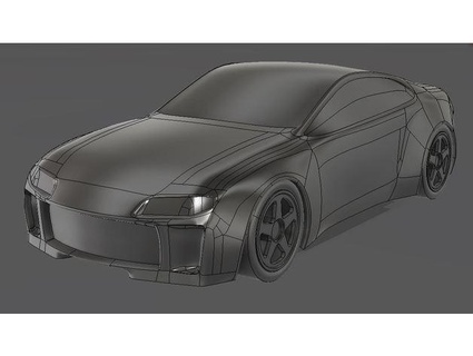 coche vehiculo diseño fusión 360 manifestación dick 3d print model - Mito3D