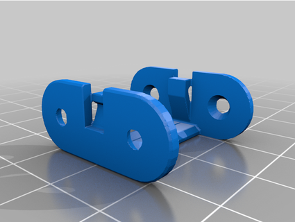 cable chain link female connector ender 3 v2 kwappo 3d print model - Mito3D