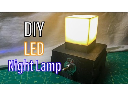 led night lamp thexworld 3d print model - Mito3D