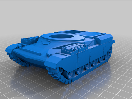 chefe russ 40k tanque ssmigielski 3d print model - Mito3D
