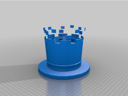 roblox caótico superior sombrero Listo jugador foxflame1 3d print model - Mito3D