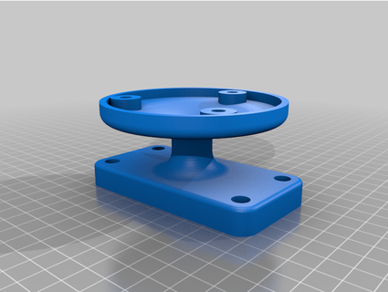 raymarine x scotty mount rappeleta 3d print model - Mito3D